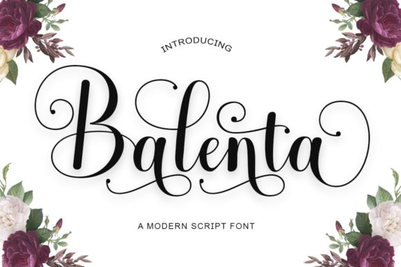 Balenta Script: Your Go-To Font for Effortless Elegance