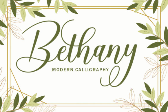 Bethany Script: A Creative Font for Elegant Branding