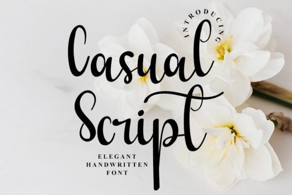 Casual Script: A Handwritten Font for Every Creative Project