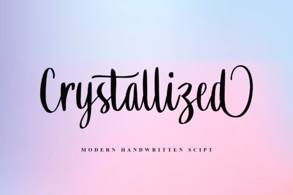 Crystallized Script: Bringing Elegance to Every Design