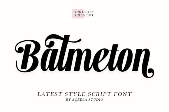 Discover Batmeton Script: A Free-Flowing Font for Authentic Design