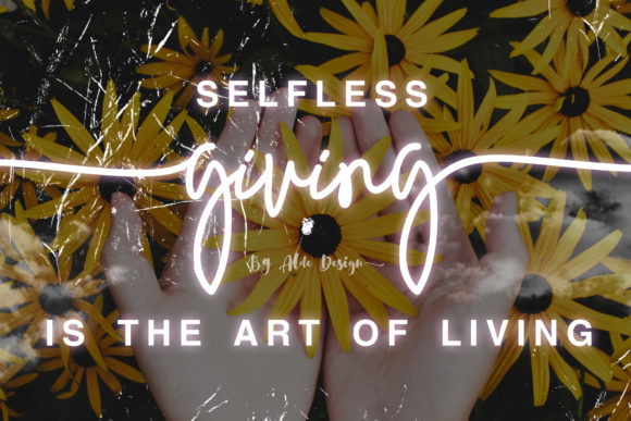 Giving Script: A Font That Balances Elegance With Approachability