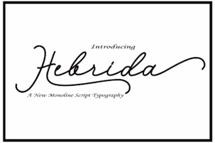 Hebrida Script: Your Go-To Handmade Font for Authentic Design