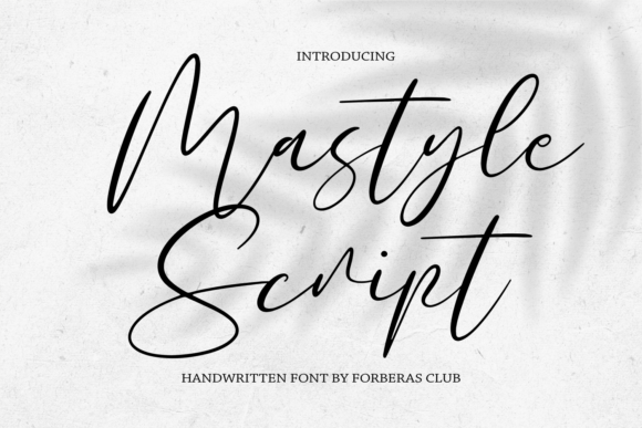Mastyle Script: The Art of Elegant Branding