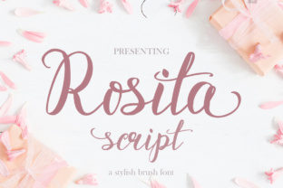 Rosita Script: Modern Brush Font for Custom Lettering