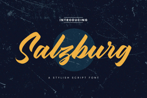 Salzburg Script: A Guide to This Retro Flowing Font