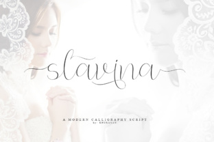 Slavina Script: A Modern Calligraphy Font for Creative Projects