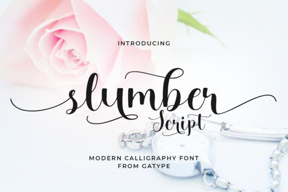 Slumber Script: The Romantic Handwritten Font for Designers