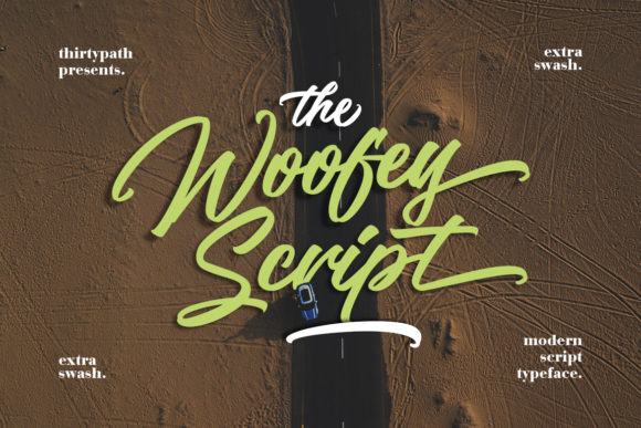 The Woofey Script: A Handwritten Font with a Modern Edge