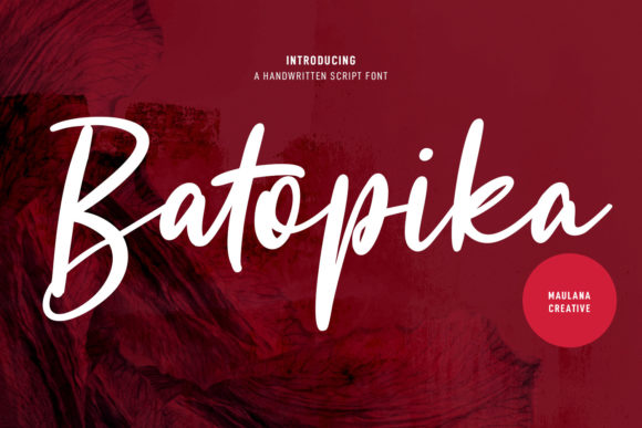 Why Batopika Script is the Casual Handwritten Font Your Library Needs