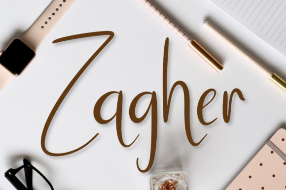 Zagher Script: Adding Authenticity to Your Brand